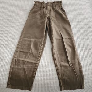 Forever 21 Tan Chinos High-Rise Straight-Leg